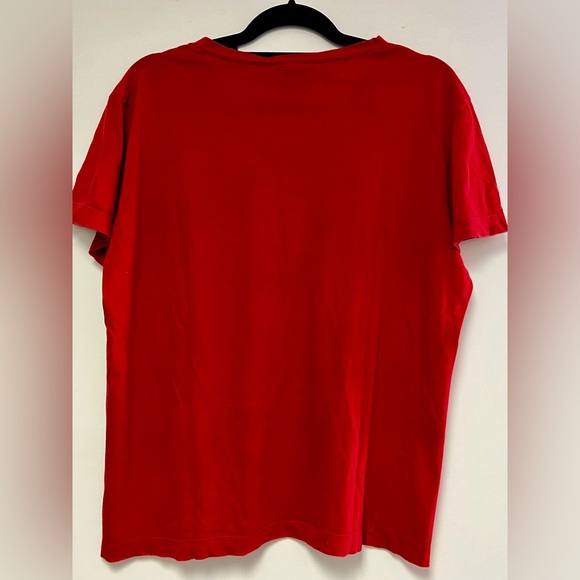 JUST CAVALLI LOVE ME T-SHIRT IN DARK RED - Picture 5 of 9